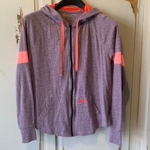 Under armour womens size medium full zip hoodie loose fit